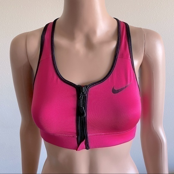 Nike Other - Nike Pro Zip front Sports Bra